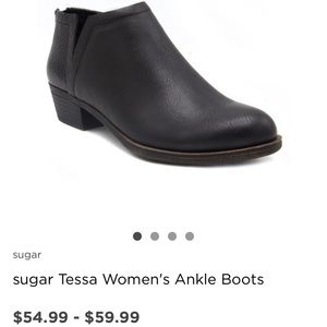 Sugar Tessa ankle boots 9 1/2